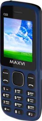 Мобильный телефон Maxvi C22 (маренго/черный)