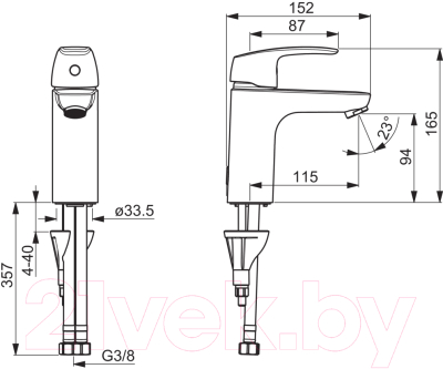 Смеситель Oras Safira 1011F