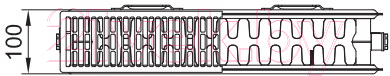 Радиатор стальной Kermi Therm X2 Profil-Kompakt FKO Тип 22 200x600