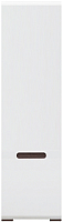 Шкаф-пенал Black Red White Azteca S205-SZF1D/21/6 (белый/белый блеск) - 