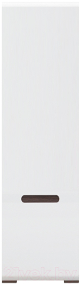 Шкаф-пенал Black Red White Azteca S205-SZF1D/21/6 (белый/белый блеск)
