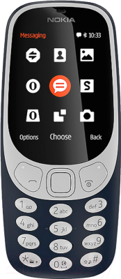 Мобильный телефон Nokia 3310 Dual Sim / TA-1030 (темно-синий)