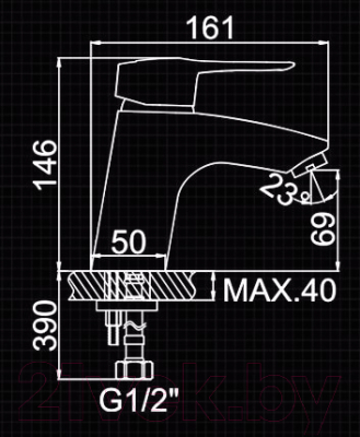 Изображение товара Смеситель Ledeme L1004