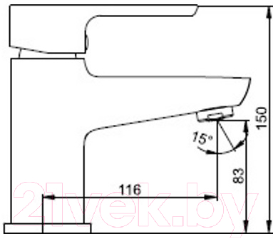 Смеситель Ledeme L1054