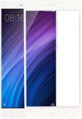 Защитное стекло для телефона Case для Xiaomi Redmi 4A (белый)