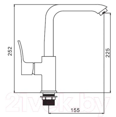 Смеситель Ledeme L4034-2