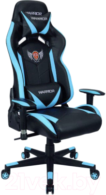 Кресло геймерское Седия Mustang Eco (черный/синий)