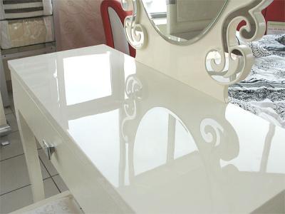 Туалетный столик с зеркалом Королевство сна Prestigio-002 (перламутровый с серебром) - общий вид
