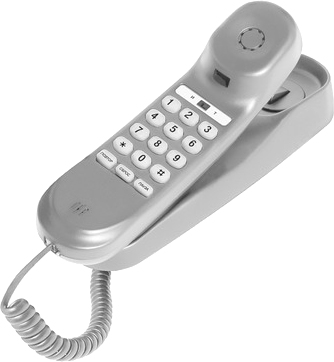 Проводной телефон Texet TX-224 Light Gray - общий вид
