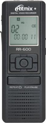 Диктофон Ritmix RR-600 2Gb Black - общий вид