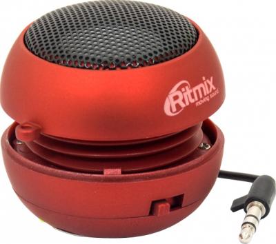 Мультимедиа акустика Ritmix SP-050 (красный) - общий вид (открыта)
