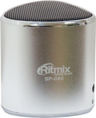 Портативная колонка Ritmix SP-060 Silver - общий вид