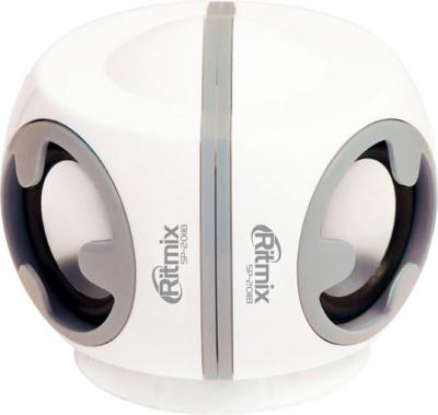 Мультимедиа акустика Ritmix SP-2011B (белый) - общий вид