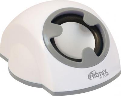 Мультимедиа акустика Ritmix SP-2011B (белый) - общий вид (одна колонка)