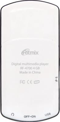 MP3-плеер Ritmix RF-4700 (4Gb, белый) - вид сзади