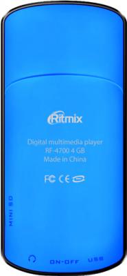 MP3-плеер Ritmix RF-4700 (4Gb, синий) - вид сзади