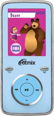 MP3-плеер Ritmix Маша и медведь RF-4950M (4Gb, синий) - общий вид