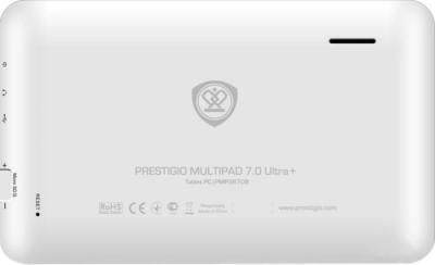 Планшет Prestigio MultiPad 7.0 Ultra + (PMP3670B_WH) - вид сзади 
