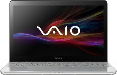 Ноутбук Sony Vaio SVF15A1S2RS - фронтальный вид 