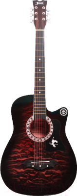 Акустическая гитара Jervis JG-381C/RDS (красный)