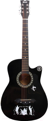 Акустическая гитара Jervis JG-382C/BK (черный)