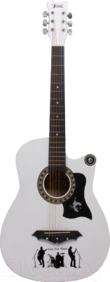Акустическая гитара Jervis JG-382C/WH (белый)
