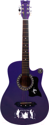 Акустическая гитара Jervis JG-382C/VTS (фиолетовый)
