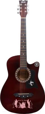 Акустическая гитара Jervis JG-382C/WA (бордовый)