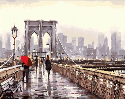 Картина по номерам Picasso Мост в мегаполис (PC4050219)