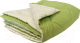Одеяло Angellini 7с014бл (140x205, зеленый/белый) - 