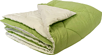 Одеяло Angellini 7с017бл (172x205, зеленый/белый) - 