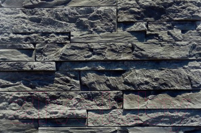 Декоративный камень гипсовый Baastone Гродненский Грот графитовый 105 (400/250/150x90x8-18)