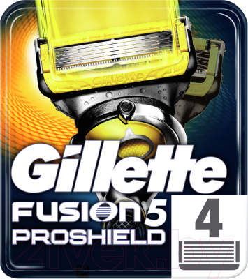 Набор сменных кассет Gillette Fusion ProShield (4шт)