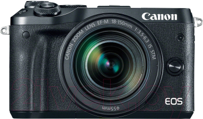 Беззеркальный фотоаппарат Canon EOS M6 18-150mm IS STM / 1725C046AA (серебристый)