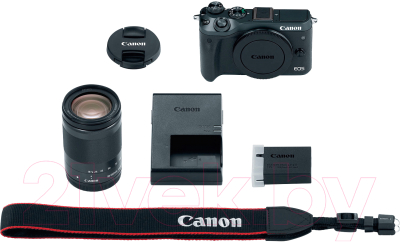 Беззеркальный фотоаппарат Canon EOS M6 18-150mm IS STM / 1725C046AA (серебристый)