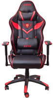 Кресло геймерское Седия Viper Eco (черный/красный) - 