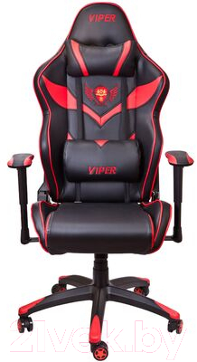 Кресло геймерское Седия Viper Eco (черный/красный)