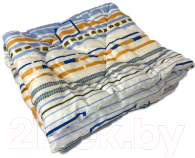 Одеяло Angellini 2с315о (150x205, белый/голубые полоски)