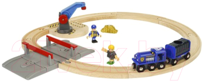 Железная дорога игрушечная Brio Полицейский транспорт 33812