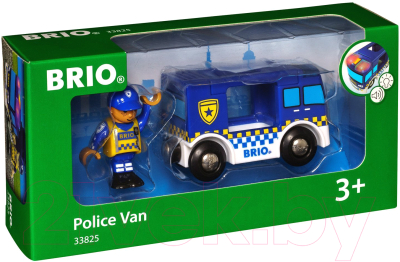 Элемент железной дороги Brio Полицейский фургон 33825