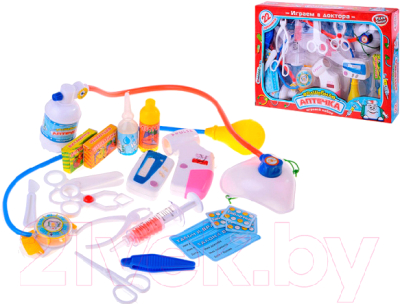 Набор доктора детский Play Smart Волшебная аптечка 2554 (22пр) - Цвет и комплектация зависит от партии поставки