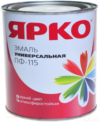 Эмаль Ярославские краски Ярко ПФ-115 (1.9кг, белый)