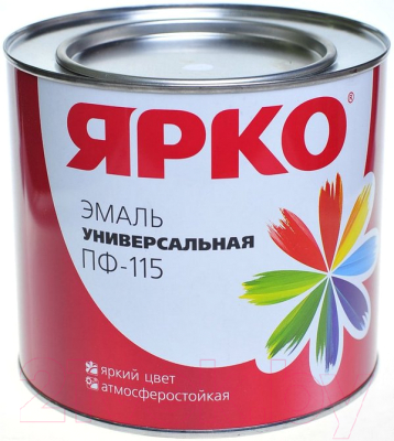 Эмаль Ярославские краски Ярко ПФ-115 (900г, красный)