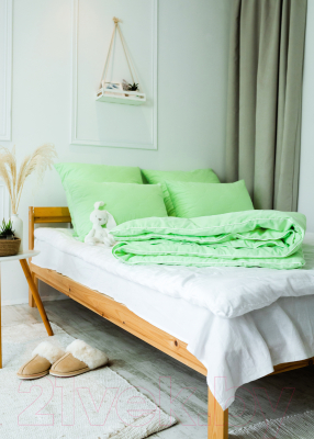 Подушка для сна Angellini Бамбук 4с4041ч 60x60 (зеленый)