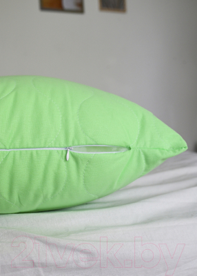 Подушка для сна Angellini Бамбук 4с4041ч 60x60 (зеленый)