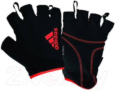 Перчатки для пауэрлифтинга Adidas ADGB-12324RD (XL, красный)