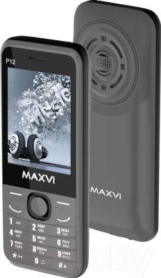 Мобильный телефон Maxvi P12 (серый)