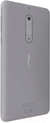 Смартфон Nokia 5 Dual Sim / TA-1053 (серебристый)