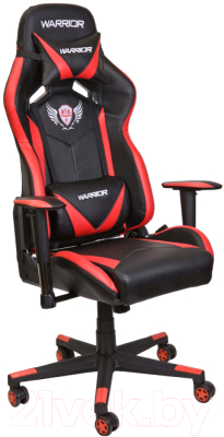 Кресло геймерское Седия Mustang Eco (черный/красный)