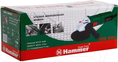 Угловая шлифовальная машина Hammer Flex USM600A